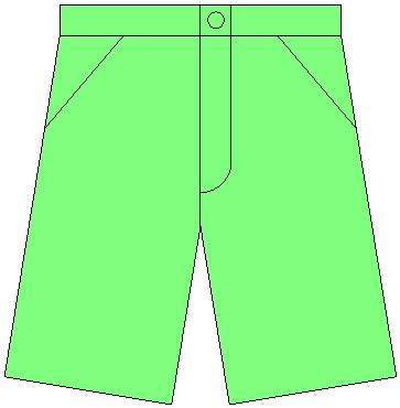 green shorts clipart - Clip Art Library