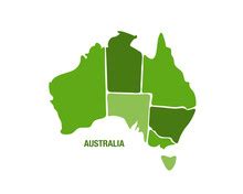 Australia Map Clipart Free Stock Photo - Public Domain Pictures