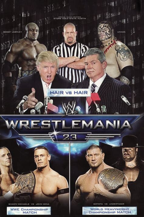 WWE WrestleMania 23 (2007) - Posters — The Movie Database (TMDB)