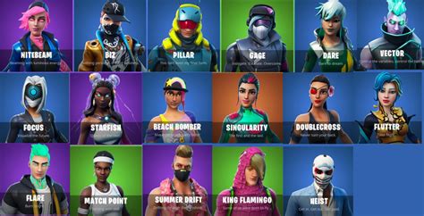 Massive Fortnite leak reveals 75 new items, Heist skin and 14 Days of ...