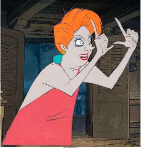 The Rescuers Madame Medusa Production Cel (Walt Disney, 1977) | Animation film, Disney animated ...