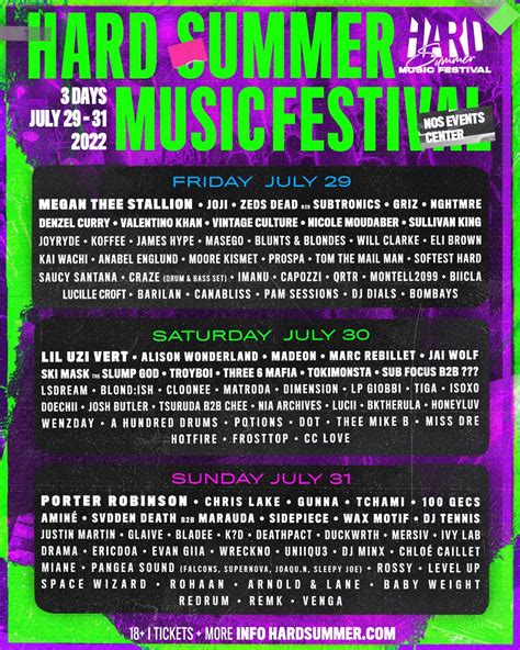 Hard Summer 2023 | Lineup | Tickets | Schedule | Map | Set Times | Dates | Spacelab Festival Guide