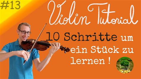 Geige/Violine lernen für Anfänger - Ein neues Stück lernen, so schaffst ...