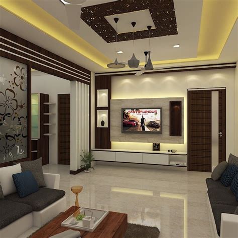 Living room Interior design by Kumar interior Thane ongoing 3bhk ...