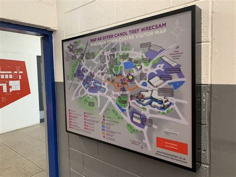 New Town Centre Maps Installed to Help Visitor Experience - Wrexham ...