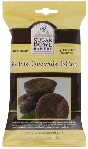 Sugar Bowl Bakery Petite Brownie Bites - 3 oz, Nutrition Information ...