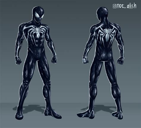 Marvel's Spider-Man 2 symbiote suit concept remastered, not_alish ...