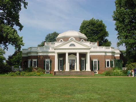 Monticello. By Jefferson. Neo-Classical, influenced by Palladio. Doric ...