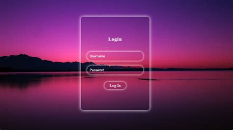 Advance Transparent Login Form With Background Video | HTML And CSS ...