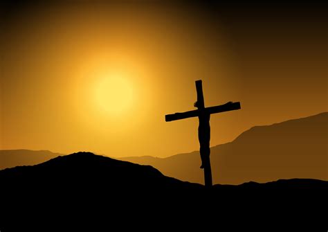 Jesus On Cross Vector Art, Icons, and Graphics for Free Download