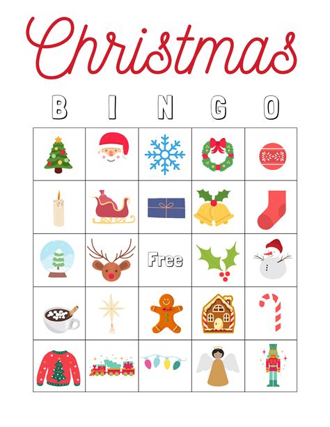 Free Christmas Bingo for Kids - arinsolangeathome