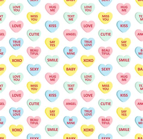 4,800+ Candy Heart Background Stock Illustrations, Royalty-Free Vector ...