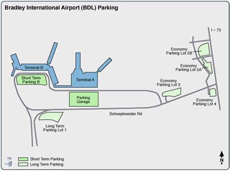 Hartford Bradley Airport Parking | BDL Airport Long Term Parking Rates & Map