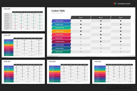 Free Powerpoint Table Templates