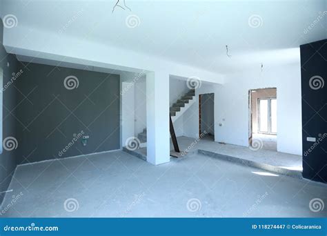 House Under Construction, Interior View Stock Image - Image of room, agencies: 118274447