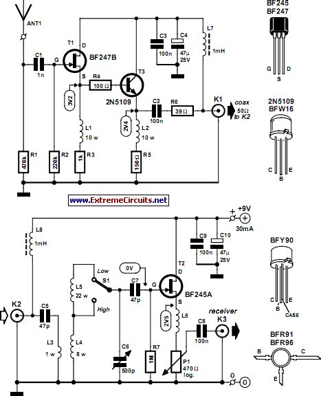 antenna circuit diagram - Wiring Diagram and Schematics