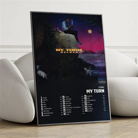 Lil Baby My Turn Album Cover Poster Wall Art, Lil Baby, My Turn - Etsy