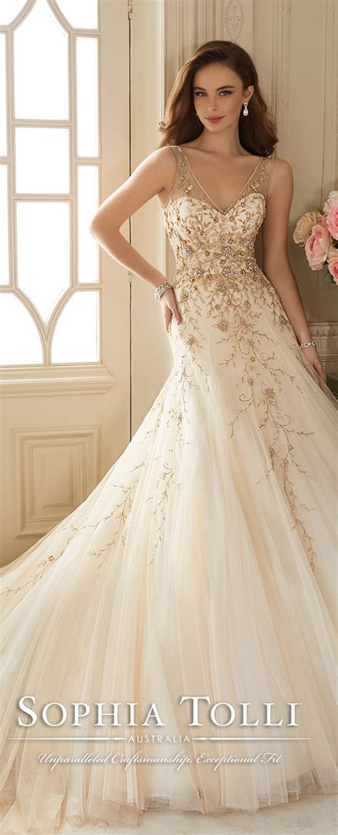 Sophia Tolli Wedding Dresses Spring 2016 Bridal Collection - Elegantweddinginvites.com Blog