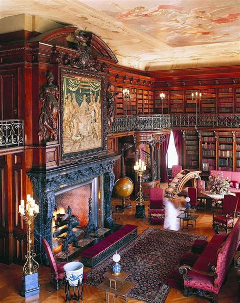 The Library at Biltmore House,in Asheville, North Carolina .U.S. (Image credit to www.bookthink ...