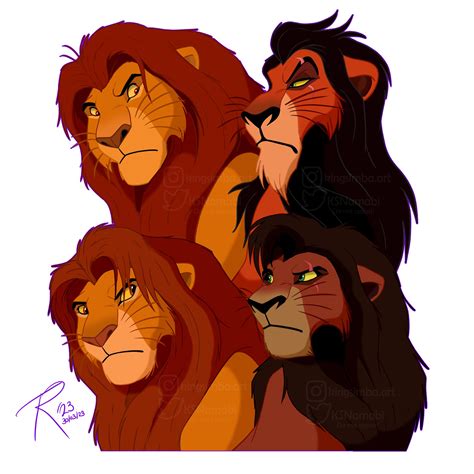 Mufasa And Scar As Humans