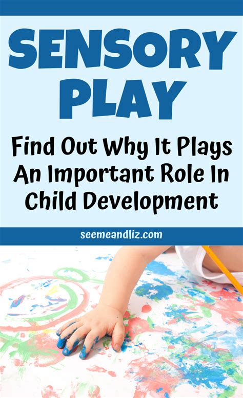 Sensory play activities for young children play an important role in ...