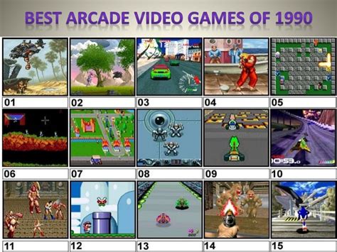 Best arcade video games of 1990