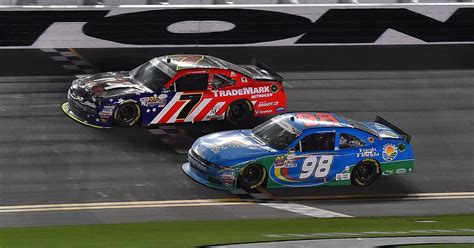 Aric Almirola wins Xfinity race at Daytona under caution