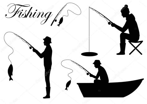 Free SVG Silhouette Fishing Scene Svg 3648+ File