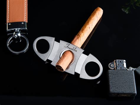 Personalized Cigar Cutter Engraved Cigar Cutter for Men Gift - Etsy