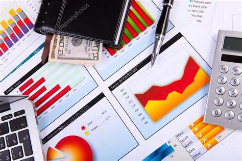 Graphs, charts, business table. Stock Photo by ©SergeyNivens 6064931