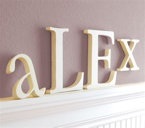 White Capital Wall Letters | Pottery Barn Kids