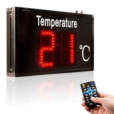 Termometro di Temperatura industriale display grande schermo ad alta precisione display A LED ...