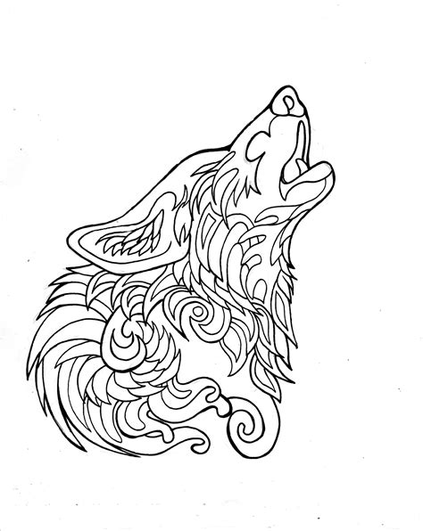 Cool Wolf Coloring Pages at GetColorings.com | Free printable colorings ...