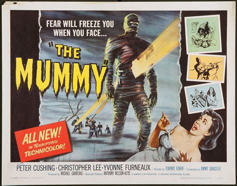 THE MUMMY (1959) Original Hammer Horror US Half Sheet Film Movie Poster | Picture Palace Movie ...