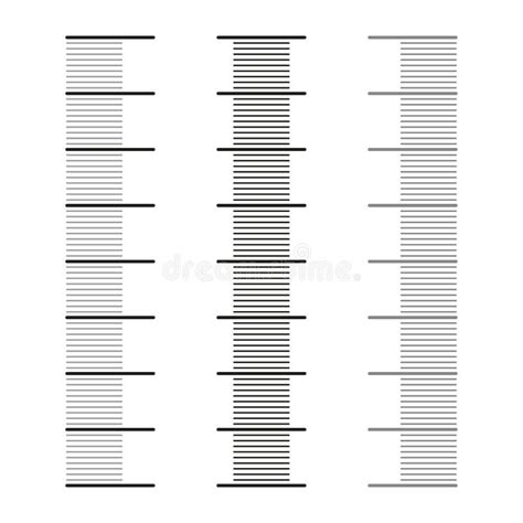 Vertical Rulers. Vector Illustration. Stock Image Stock Vector - Illustration of chart, meter ...