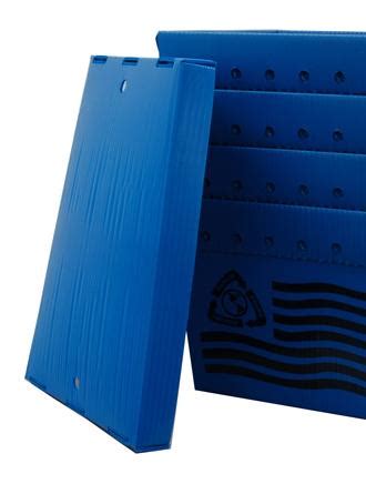 7532 | Corrugated Plastic Postal Tote Lids - Correct Products