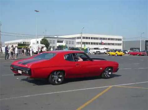 1970 Chevrolet Chevelle SS 454 Burnout, Donuts & Sound [Summer meeting ...