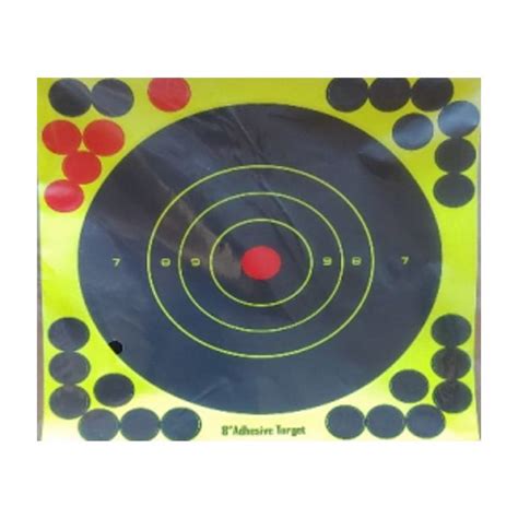 Adhesive Splatter 8" Target - 10 Pack