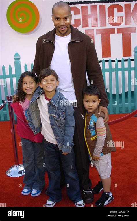 Donald Faison, Family at arrivals for Chicken Little Premiere, The El Capitan Theater, Los ...