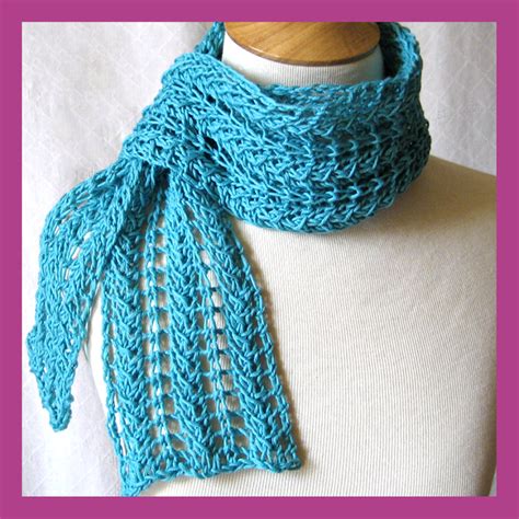 Lace Scarf Knitting Pattern | A Knitting Blog