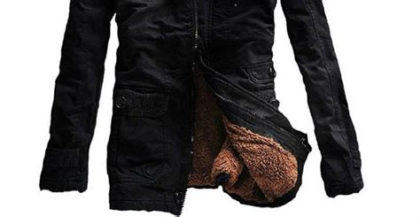 Men's Jacket Breathable Warm Thickening Casual Cotton Padded for Winter Men's Jacket, Down ...