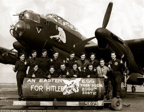 Lancaster bomber which blasted Nazis brought back to life | Daily Mail Online