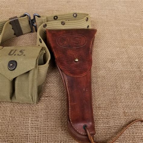 WWII M1916 Leather Holster | Colt 1911 | Old Arms of Idaho, LLC