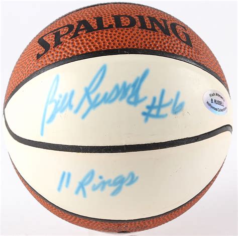 Bill Russell Signed Mini-Basketball Inscribed "11 Rings" (Russell Hologram) | Pristine Auction