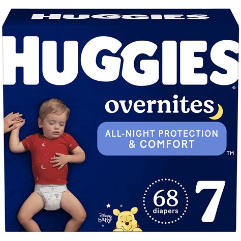 Huggies Overnites Nighttime Baby Diapers, Size 7 (41+ lbs), 68 Ct Size 7 68 | Nellis Auction