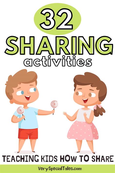 32 Fun Sharing Activities for Kids (+ Sharing Challenge PDF) - Very ...