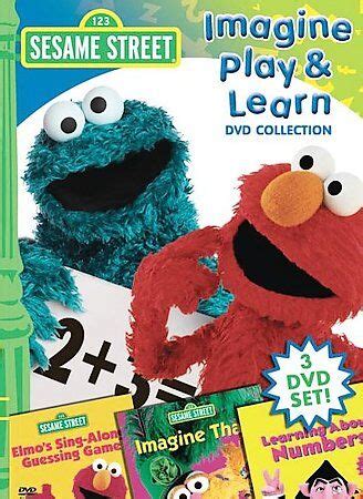 Sesame Street - Imagine, Play and Learn Collection (DVD, 3-Disc Set) for sale online | eBay