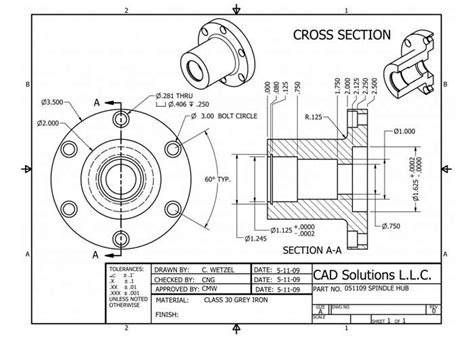 Autocad Mechanical Basic Drawings