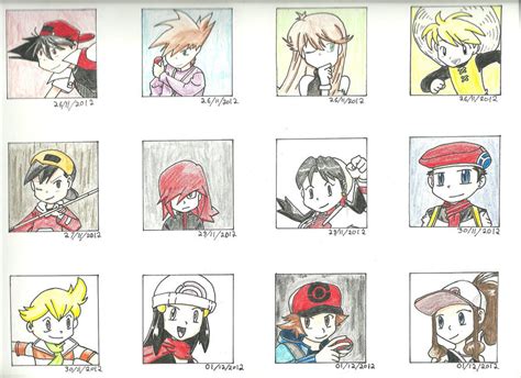 Pokemon Adventures Cast: English by X-CityWolf-X on DeviantArt