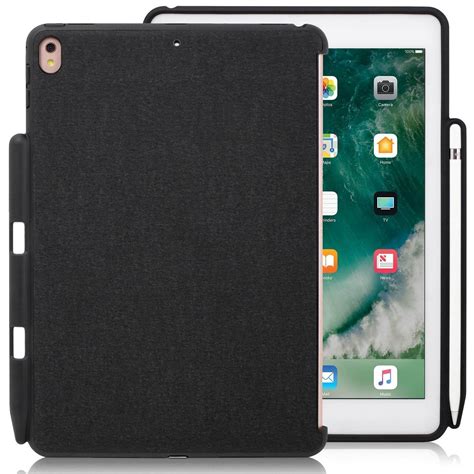 iPad Pro 12.9 Case 2017, LUVVITT [GABBANA] Back Cover with Pencil Holder Compatible with Smart ...